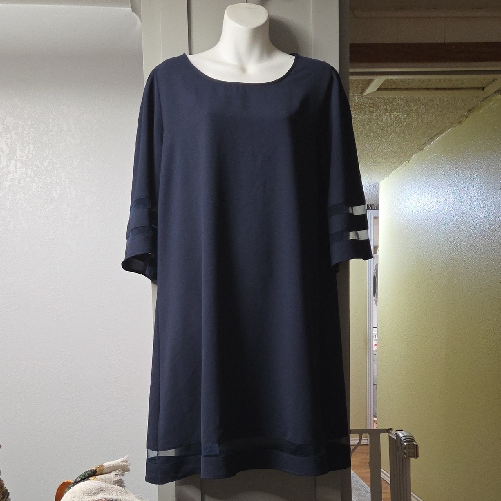 SHEIN Navy Blue Dress